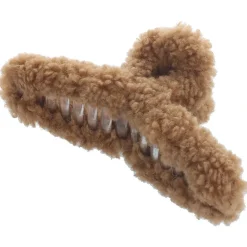 Solida Haarklammer Loop Form Teddy braun