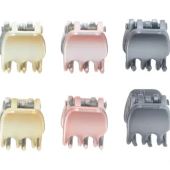 Solida Haarklammer mehrfarbig shiny 6 Stück