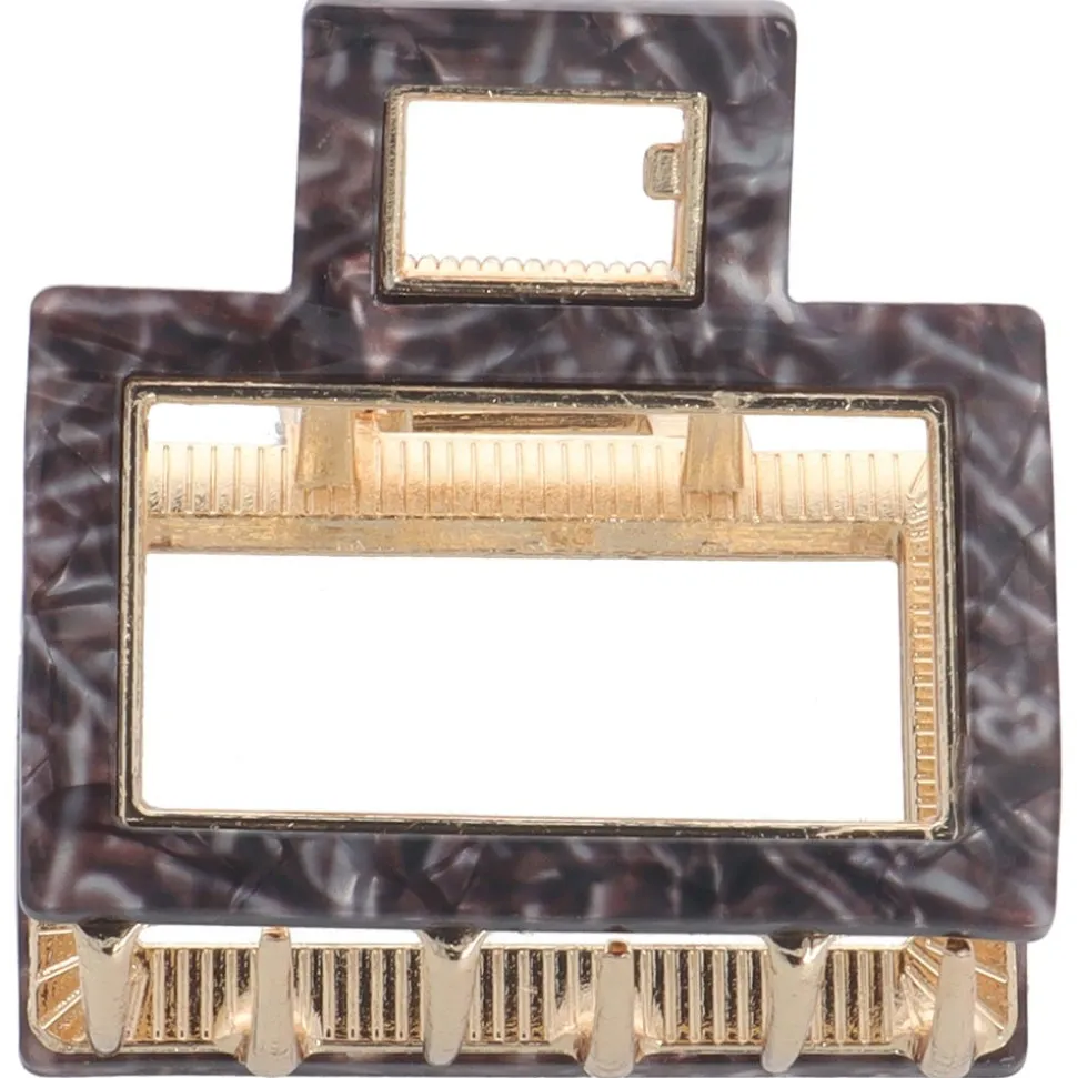 Solida Haarklammer rechteckig bordeaux