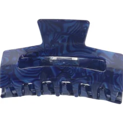 Solida Haarklammer rechteckig blau