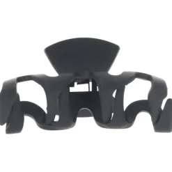 Solida Haarklammer schwarz matt gewellt