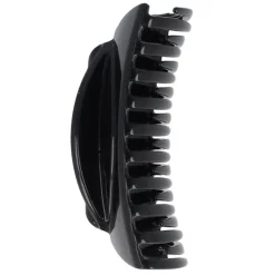 Solida Haarklammer schwarz flach klein shiny