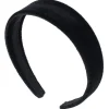 Solida Haarreifen Samt schwarz glatt