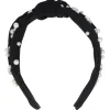 Solida Haarreifen schwarz mit Perlen 1 Stück