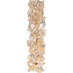 Solida Patentspange Blume gold