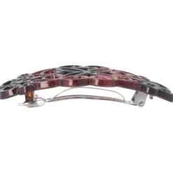 Solida Patentspange havanna Schnörkel shiny