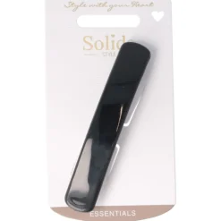 Solida Patentspange schwarz shiny