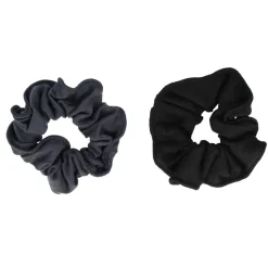 Solida Scrunchie grau/schwarz 2 Stück