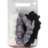 Solida Scrunchie Jersey schwarz grau weiß