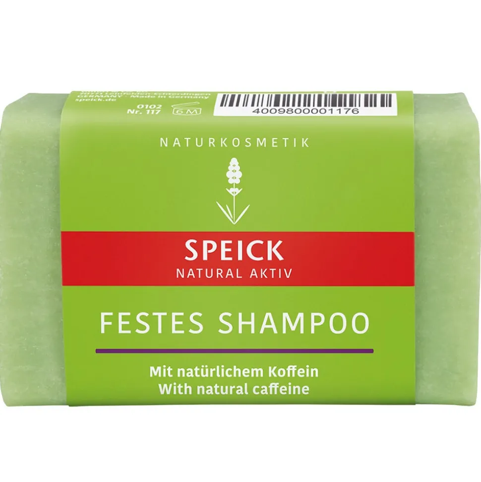 SPEICK Active festes Shampoo mit natürlichem Koffein 60 g
