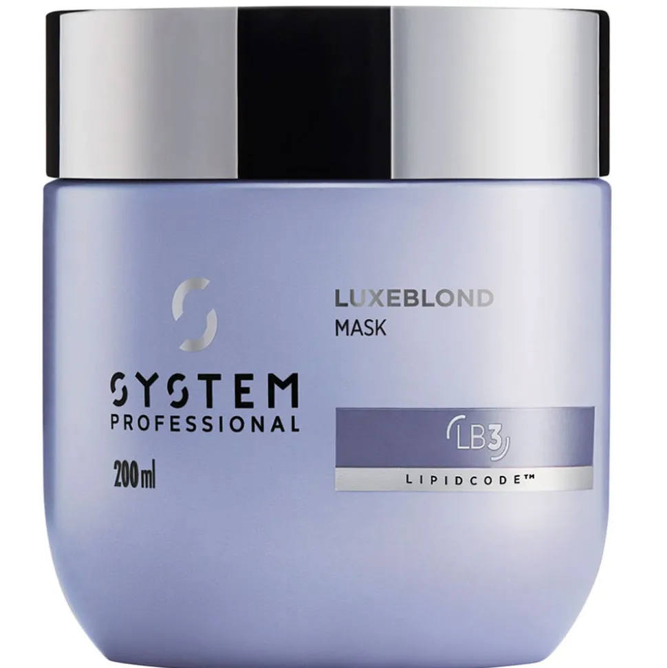 System Professional LB3 LuxeBlond Anti-Gelbstich & Reparatur Haarmaske 200 ml