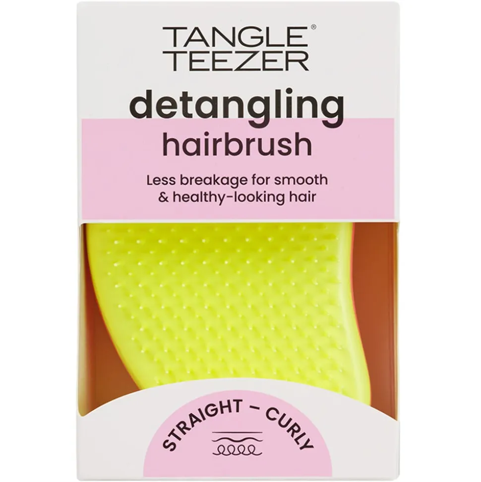Tangle Teezer Original Salmon Pink Hyper Yellow