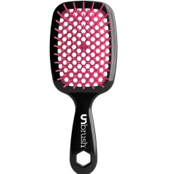 UNbrush Detangling Hair Brush Schwarz/Rosa