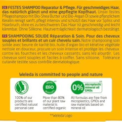 Weleda festes Shampoo Reparatur & Pflege 50 g