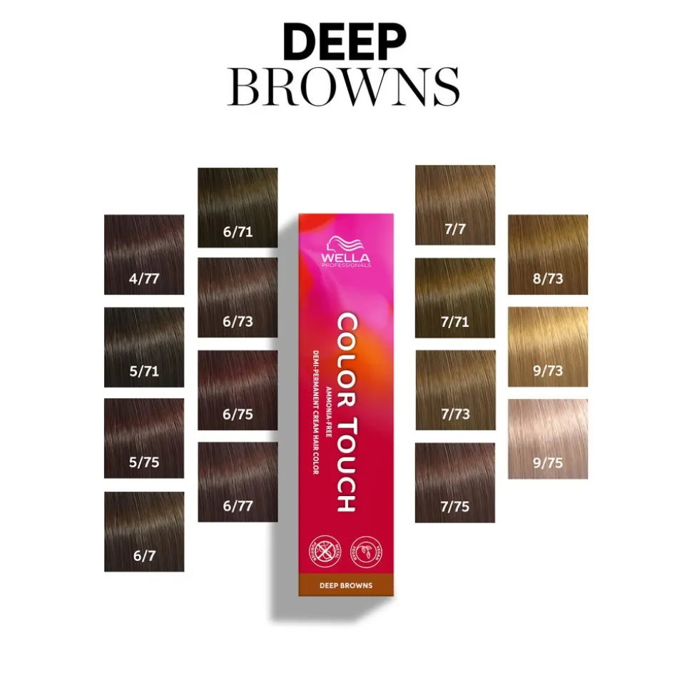 Wella Color Touch Deep Browns dunkelblond braun 6/7 60 ml
