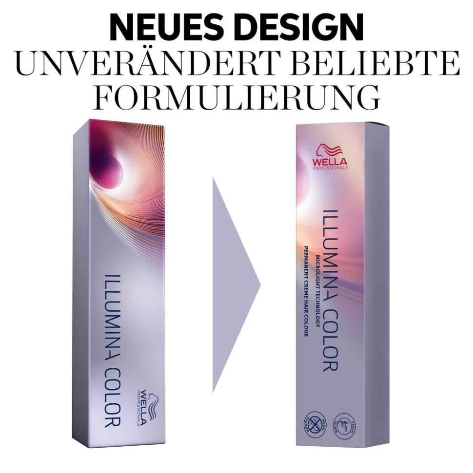Wella Professionals Illumina Color Permanente Haarfarbe 8/36 hellblond gold-violett 60 ml