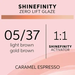 Wella Shinefinity Glaze Caramel Espresso 05/37 Haarfarbe 60 ml