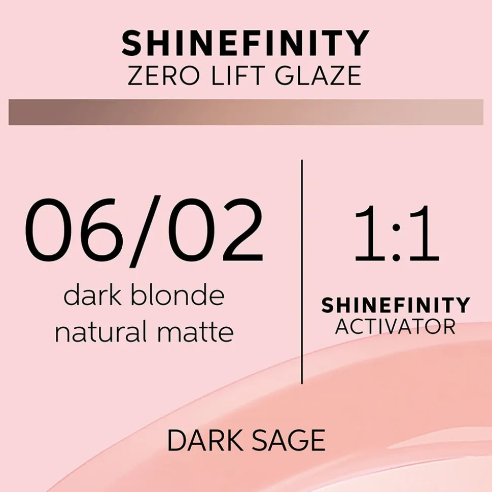 Wella Shinefinity Glaze Dark Sage 06/02 Haarfarbe 60 ml