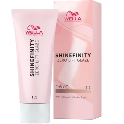 Wella Shinefinity Glaze Natural Brandy 06/0 Haarfarbe 60 ml