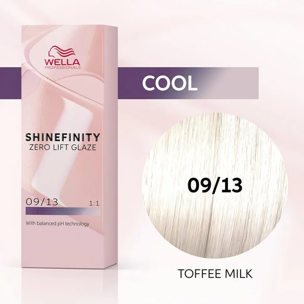Wella Shinefinity Glaze Toffee Milk 09/13 Haarfarbe 60 ml