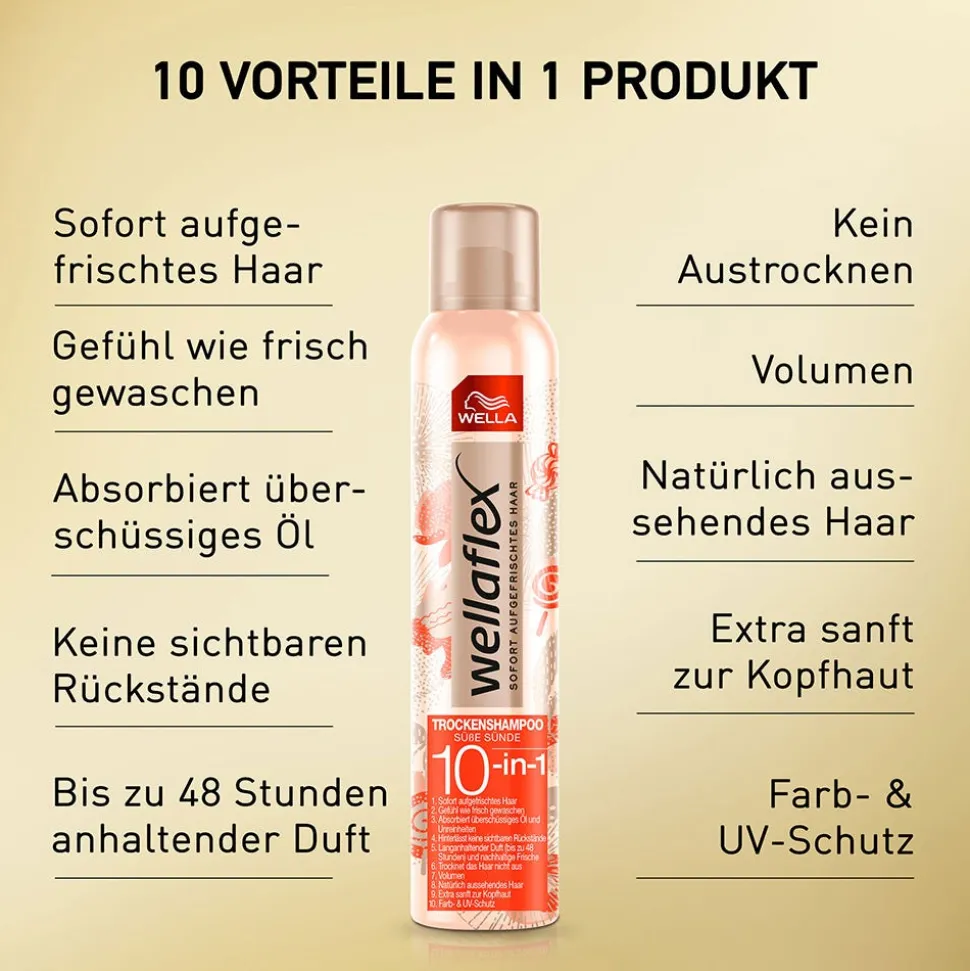 Wella Wellaflex Trockenshampoo Süße Sünde 180 ml