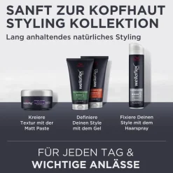 Wellaflex MEN Dynamic Texture Matte Paste 75 ml