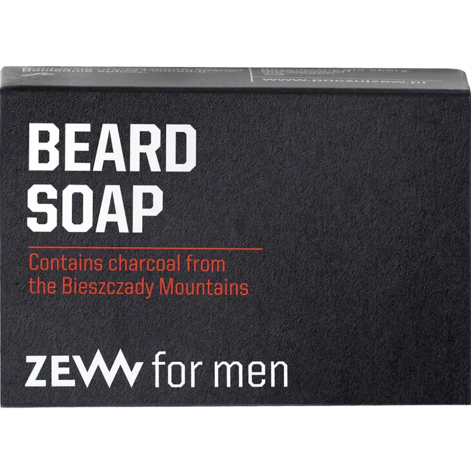 ZEW for Men Beard Soap with Charcoal 85 ml